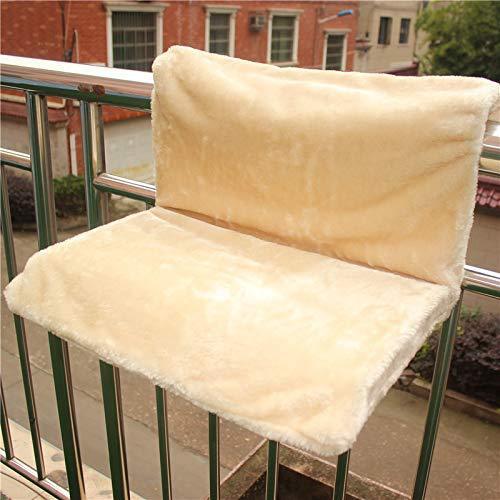Plush Cat Hammock Bed - Grey